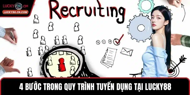 Tuyển Dụng LUCKY88 3 4 bước trong quy trình tuyển dụng tại LUCKY88
