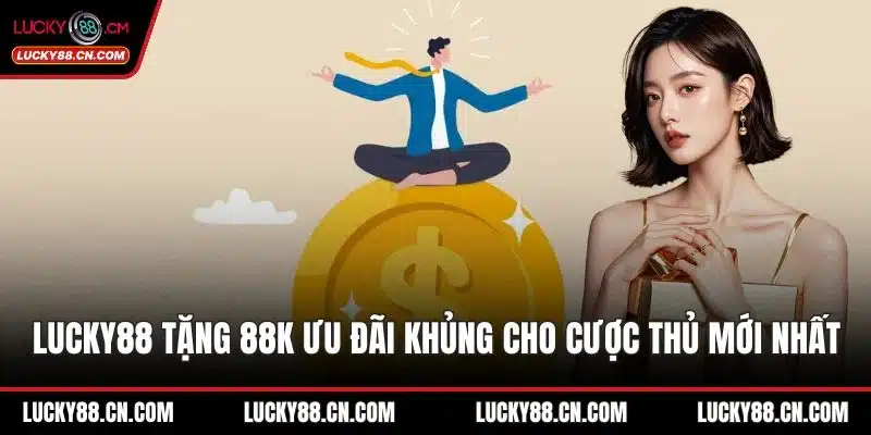 LUCKY88 Tặng 88k Ưu Đãi Khủng Cho Cược Thủ Mới Nhất 1 LUCKY88 tặng 88k
