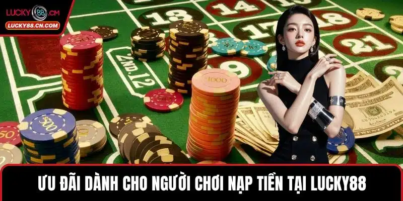Nạp Tiền LUCKY88 - An Toàn Với Nhiều Tiện Ích Vượt Trội 5 Ưu đãi dành cho người chơi nạp tiền tại LUCKY88